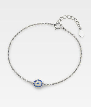 Onda ögat armband i Sterling silver