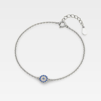 Onda ögat armband i Sterling silver
