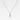 Bokstavshalsband - bokstav och kedja tillverkad av 925 Sterling silver samt glittrande stenar