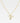 Ängel halsband i sterling silver pläterad med 18k guld. Prydd med flertal Zirkonia diamanter