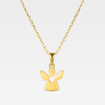 Halsband ängel i guld
