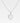 Hjärta halsband i 925 sterling silver. Ängelmotiv samt prydd med Zirkonia diamant