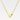 Halsband i guld färg med ett litet hjärta