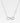 Silverhalsband med infinitysymbol i 925 sterling silver infattat med cubic zirkonia stenar.