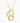 Silverhalsband med guldplätering. 2 hjärtan