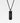 Svart halsband för honom. Tag halsband med gravyr