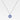 Onda ögat halsband i 925 silver