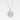Personlig halsband med gravyr - silver färg
