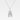 Silverhalsband med hängsmycke i form av ballerina skor dekorerade med kristaller – tillverkat i 925 sterling silver.
