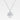 Silverhalsband med livets träd och blåa kristaller