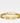 Armband med gravyr - flätad kedja - guld