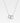 Fyrklöver halsband i sterling silver. Sammanlänkade klöver