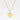 Halsband hjärta i guld.