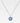 Onda ögat halsband i 925 silver
