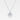 Silverhalsband med livets träd dekorerat med vita kristaller – Tree of Life i 925 sterling silver.